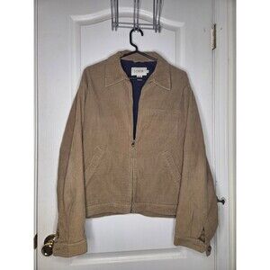 J. Crew Corduroy Brown Flannel Plaid Lined Size Men's medium